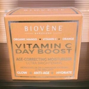 Biovene Vitamin C Day Boost Age-Correcting Moisturizer Brightener 1.69 Oz New